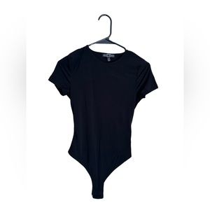 F21 Black Contour Bodysuit